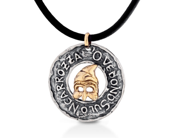 Ciondolo scritta e simbolo collezione "Napul'è"