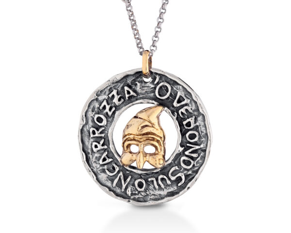 Ciondolo scritta e simbolo collezione "Napul'è"