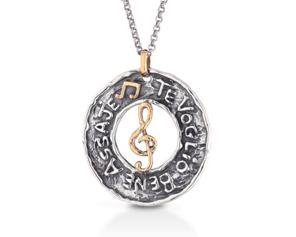 Ciondolo scritta e simbolo collezione "Napul'è"