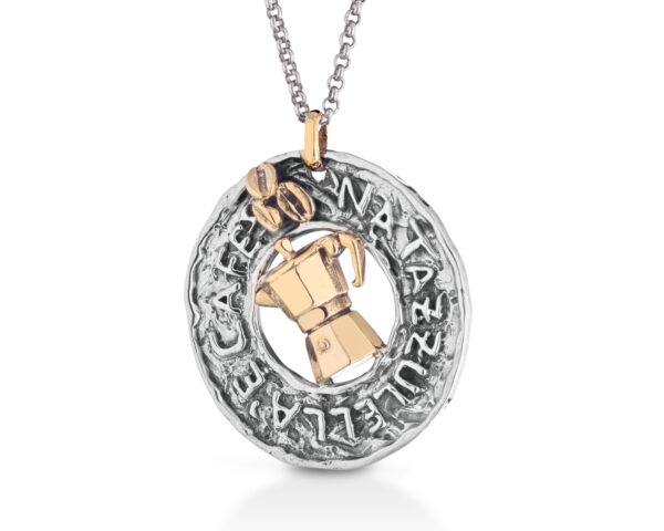 Ciondolo scritta e simbolo collezione "Napul'è"